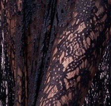 147 Black stretch lace dress