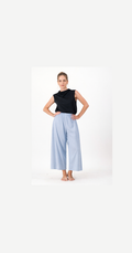Powder Blue Pants, Elasticated Pull-on P022