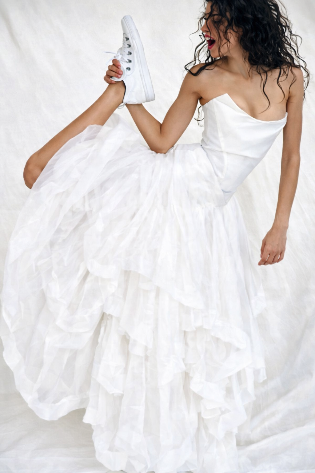 781 Corset & Tulle Layered Bustiere Dress