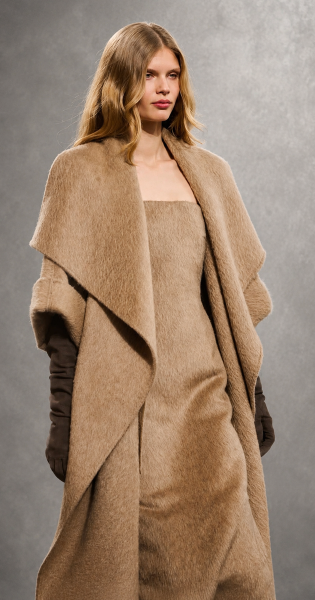 628 Jacket, Roll Shawl Collar, Full Circle Unlined, Raw Edge