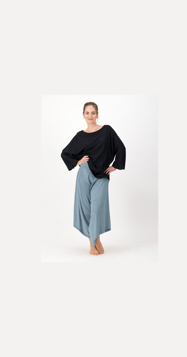 313 Aqua Harem Pants, Flat Front