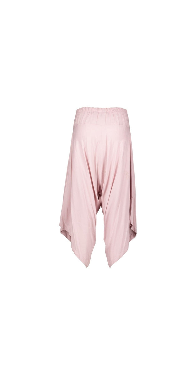 Rose Pink Harem Pants, Flat Front 312