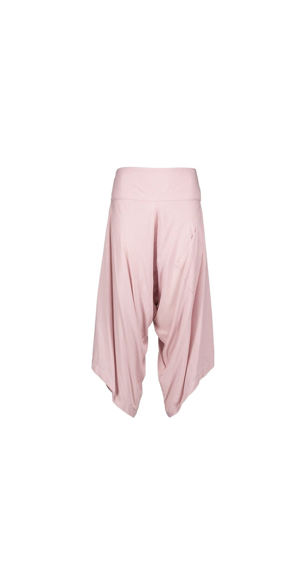 Rose Pink Harem Pants, Flat Front 312