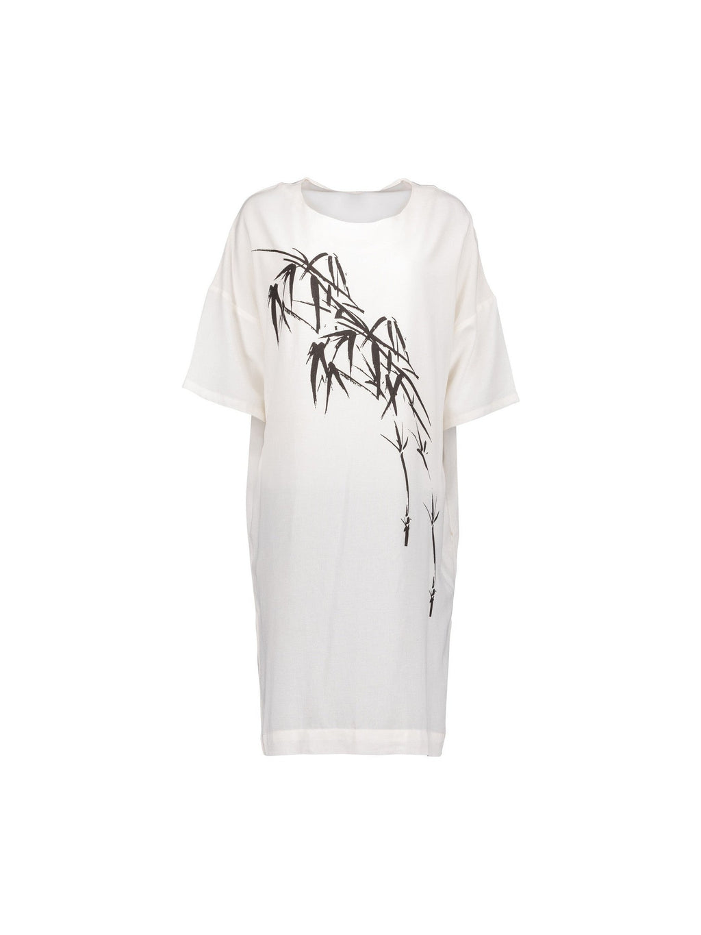 White Kaftan, Bamboo Print 231