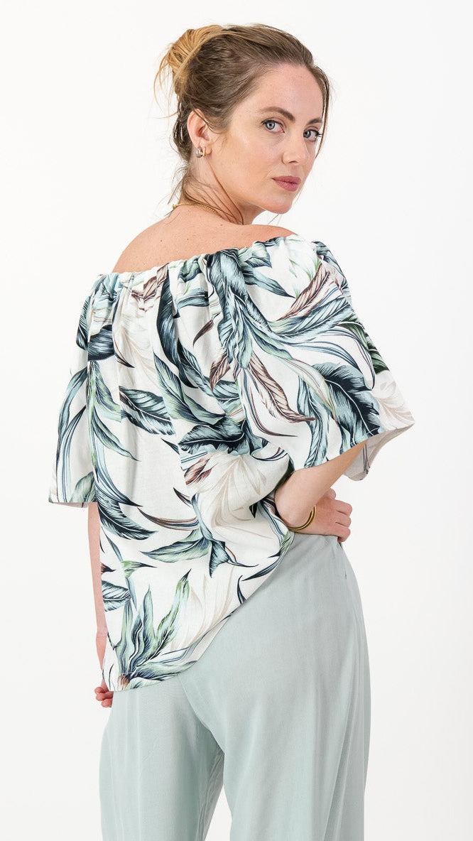 Floral Off Shoulder Top