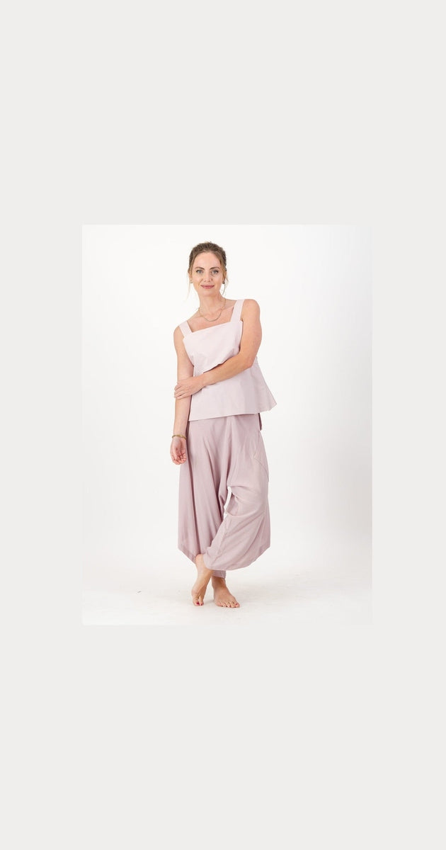 Rose Harem Pants, Flat Front 312