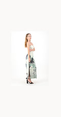 Geometric Sequin Bustiere Dress