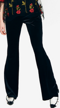 651 Velvet Pants, Slim Leg Elasticated Waist